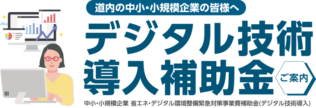 北海道 デジタル技術導入補助金　ホームページは使える？対象経費について